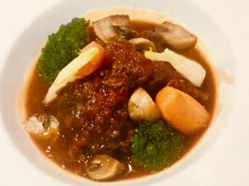 halal japanese beef stew lunch course 