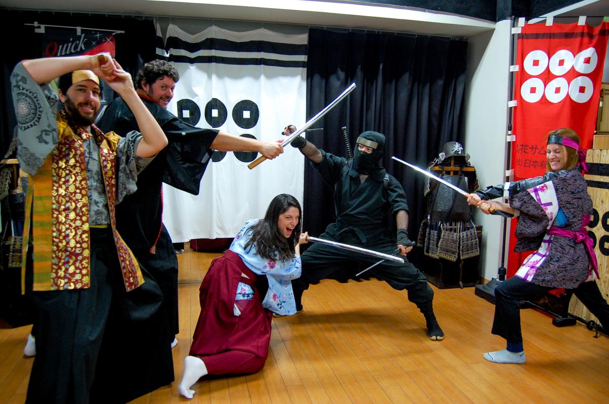 Pengalaman Samurai dan Ninja